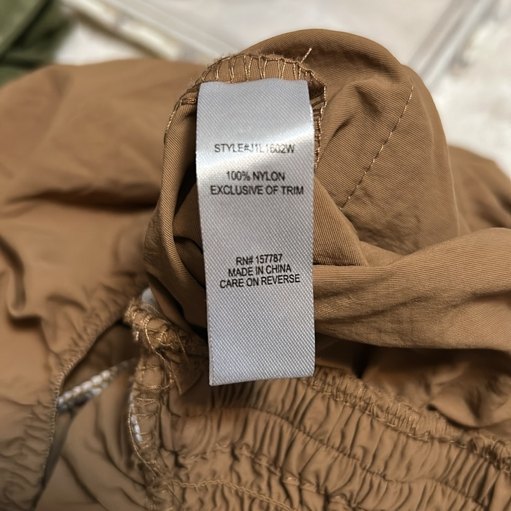 Women's Tan Jumpsuit - Picture 8 of 9